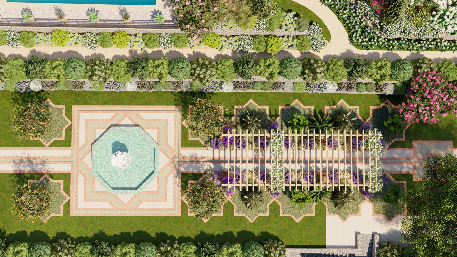 Atelier Arbre Bleu - jardin paysager