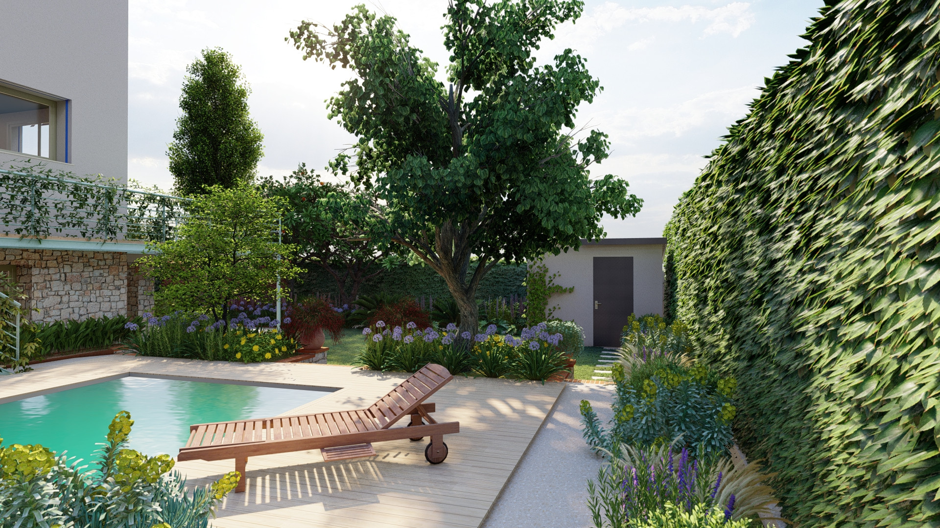 Rénovation d'un jardin niçois - image de galerie