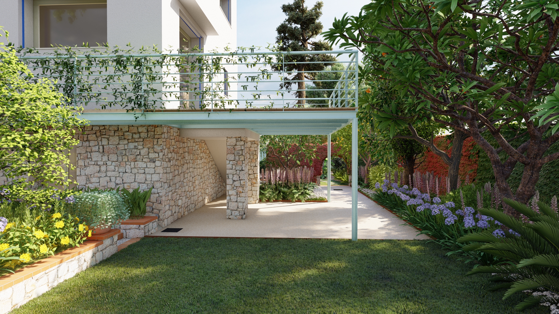 Rénovation d'un jardin niçois - image de galerie