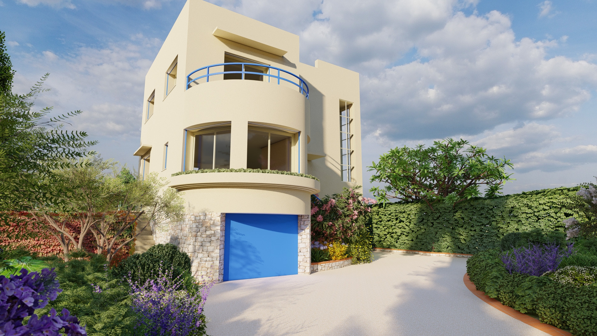 Rénovation d'un jardin niçois - image de galerie