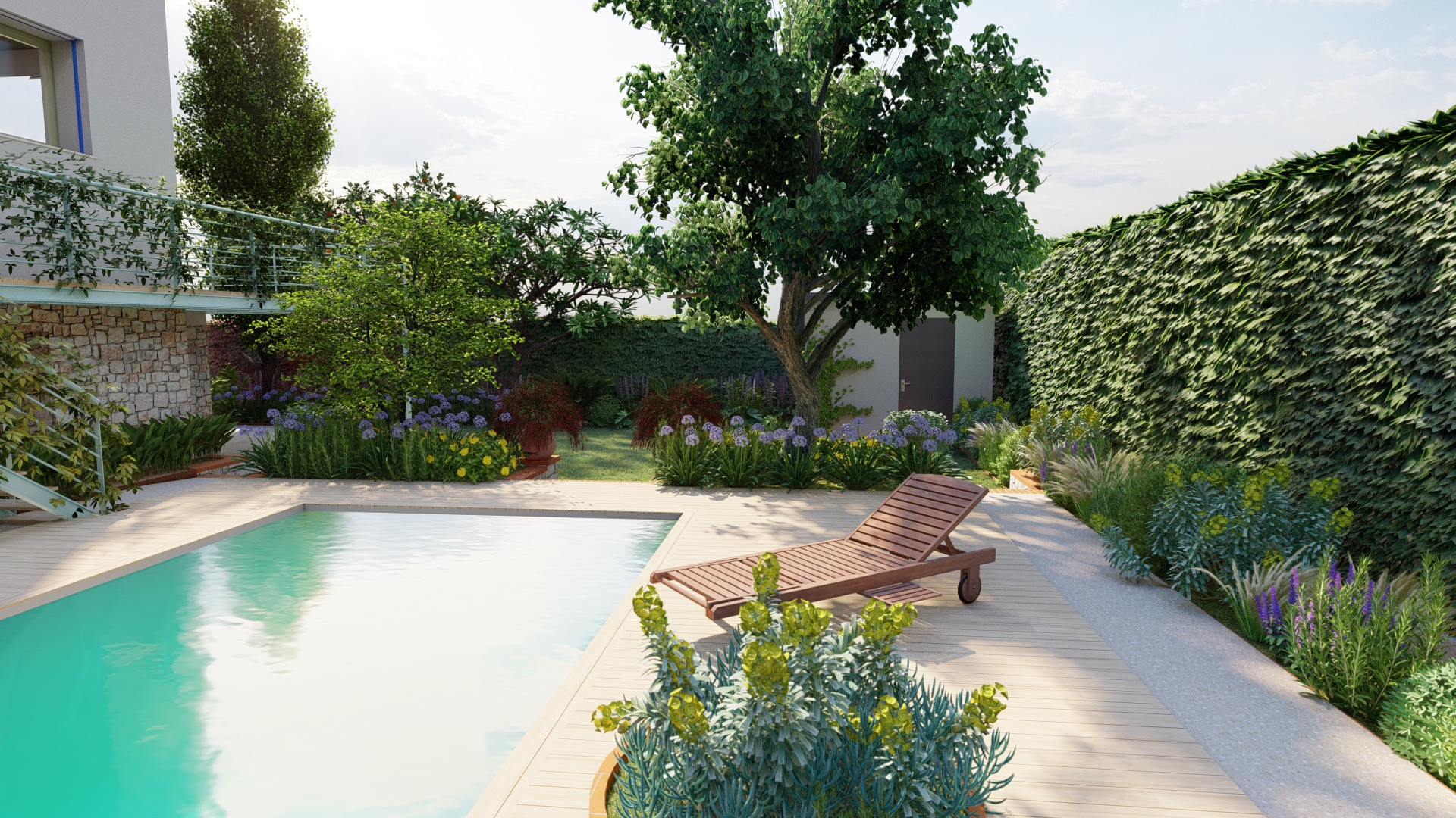 Rénovation d'un jardin niçois